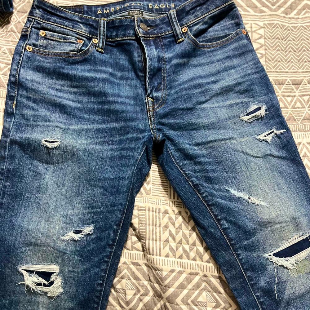 American eagle distressed skinny jeans men’s size 30/30 brand new!